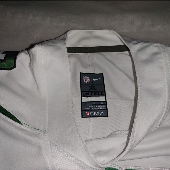 Jersey New York jets men's adams #33 white/green on field size XL - Picture 3 of 8